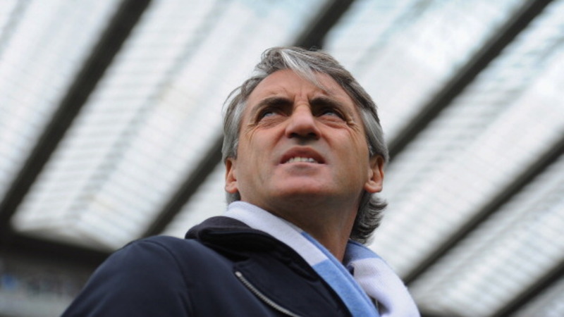 Mancini Not Celebrating Yet