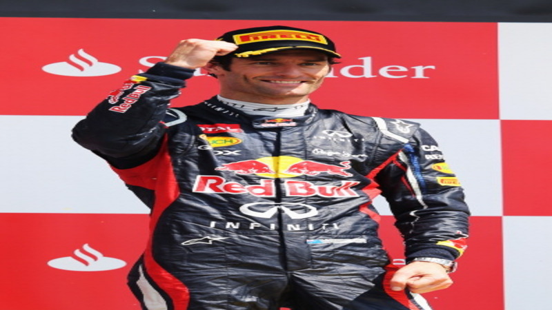 Webber Wins Silverstone