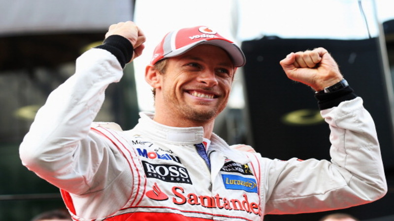 Button Wins After Early Carnage