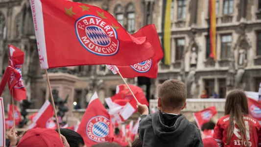 Bayern Munich fans celebrate another title - Photo 54618484 © Sirithana Tiranardvanich | Dreamstime.com