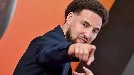 Klay Thompson during the premiere of Warner Bros "Space Jam: A New Legacy" | Photo by: AXELLE/BAUER-GRIFFIN