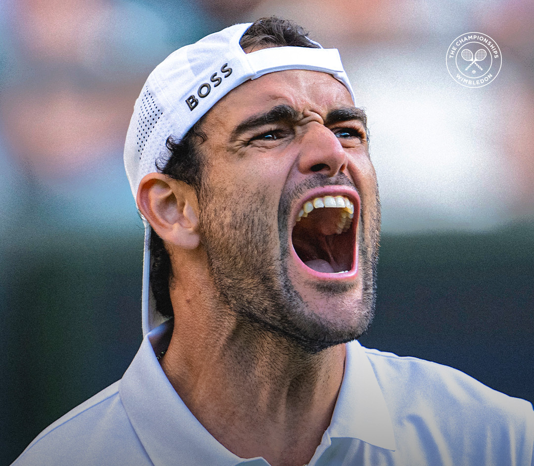 Berrettini Edges Out Wawrinka in a Gentleman’s 1R Classic at Wimbledon